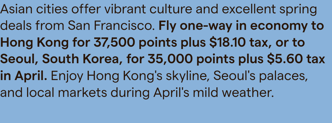 Trending Cities deals summarized