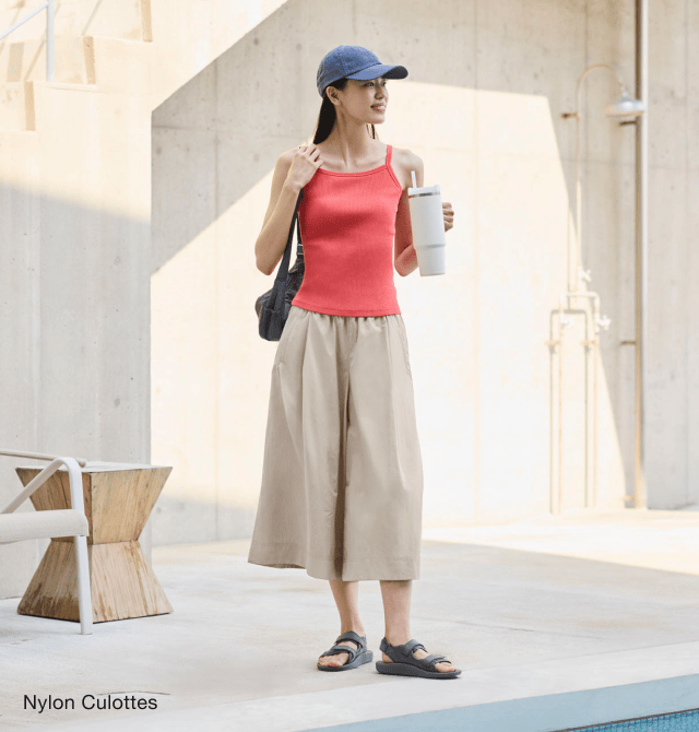 hero0women0nylon0culottes
