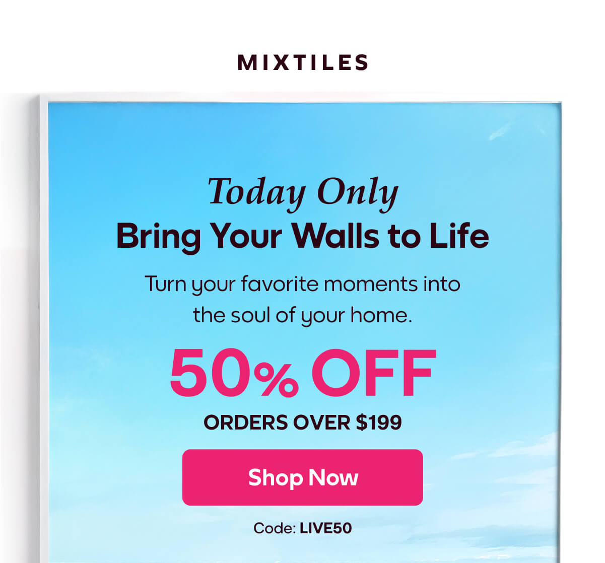 [MIXTILES] Turn your favorite moments into the soul of your home with Mixtiles. | ORDER NOW