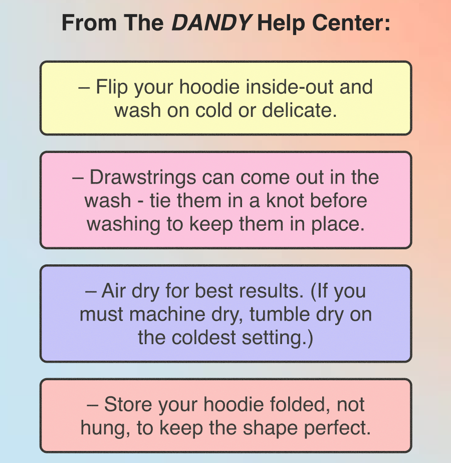 From The DANDY Help Center: