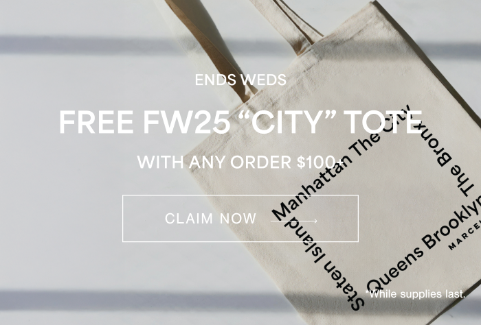 ENDS WEDS. FREE FW25 “CITY” TOTE WITH ANY ORDER $100+ CLAIM NOW → *While supplies last.