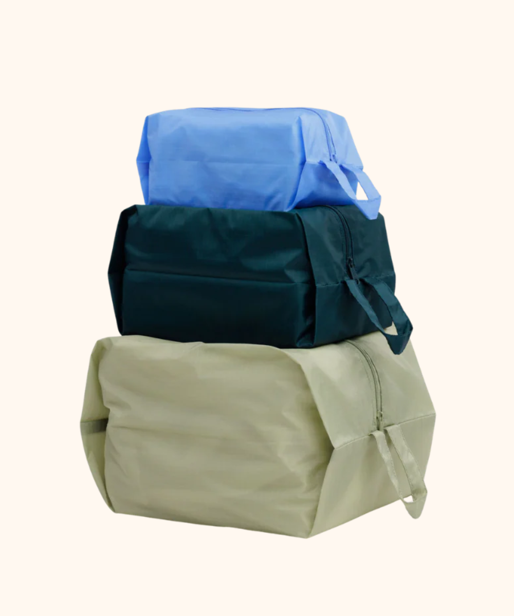 3D Zip Pouch Set