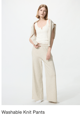 product4wome0washable0knit0pants