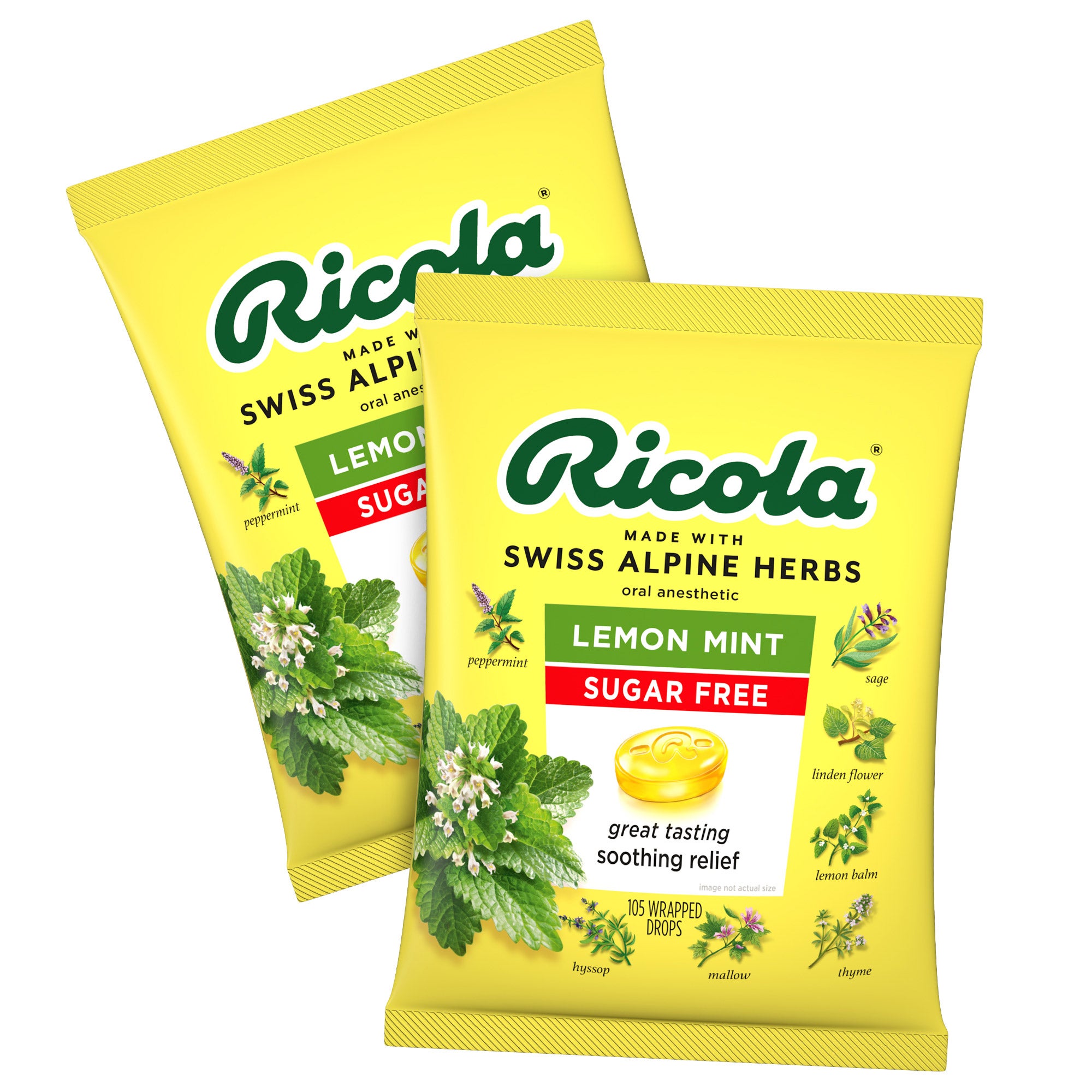 Ricola Sugar Free Lemon Mint