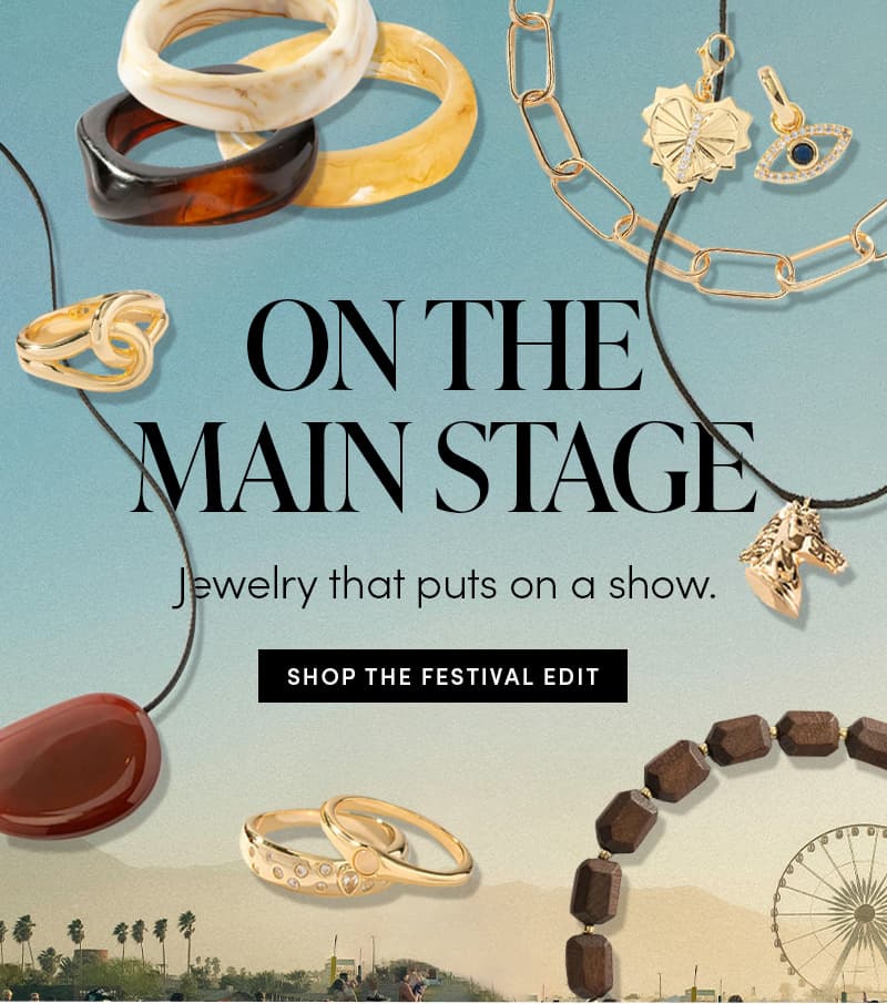 On the main stage / Shop the festival edit