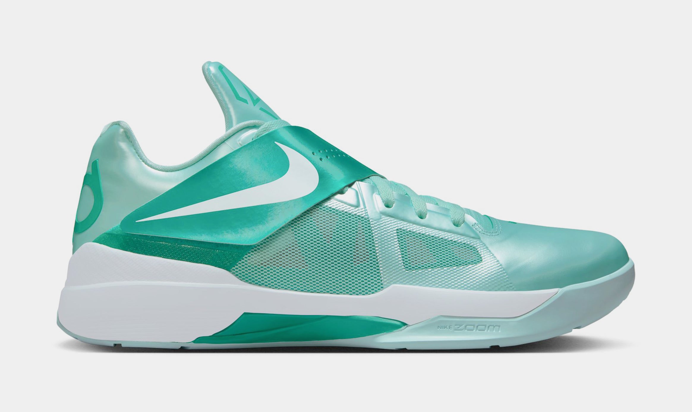 Image of Zoom KD 4 Mint Candy Mens Basketball Shoes (Mint Candy/White/New Green) Final Sale