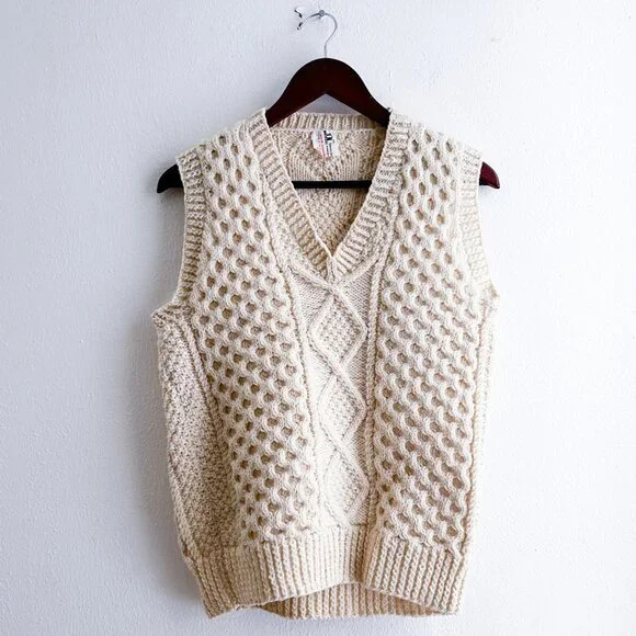 Cable Knit Sweater Vests