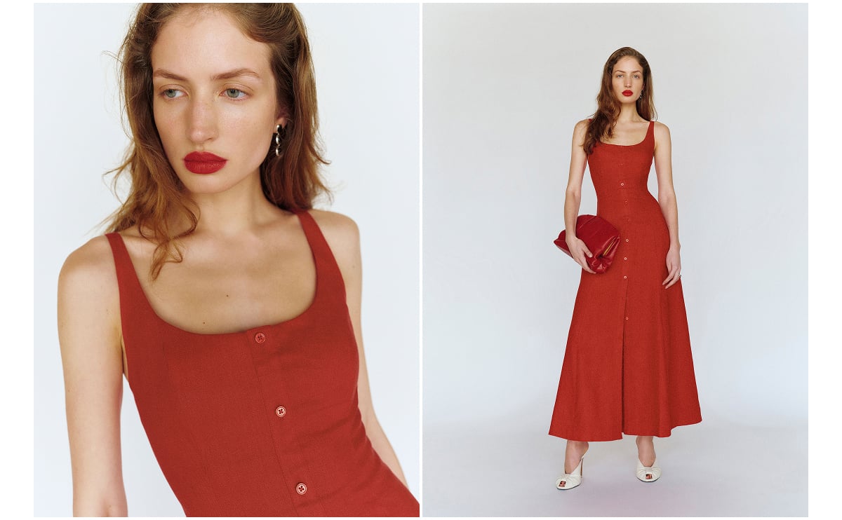 Fraise Linen Dress
