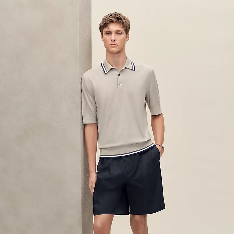 Image of "Rayures & Twist" polo shirt