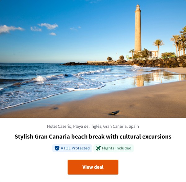 Stylish Gran Canaria beach break with cultural excursions