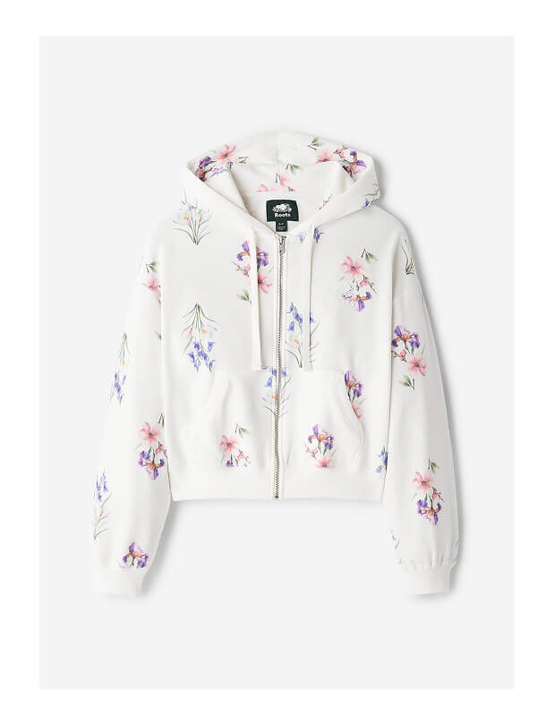 Cooper Floral Full Zip Hoodie