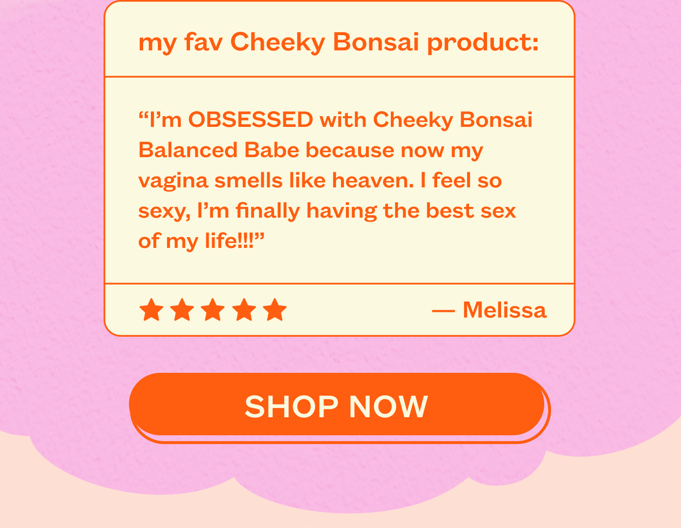 my fav Cheeky Bonsai product: