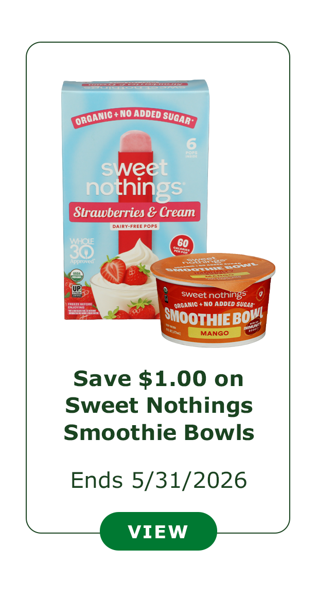 Save $1.00 on Sweet Nothings Smoothie Bowl