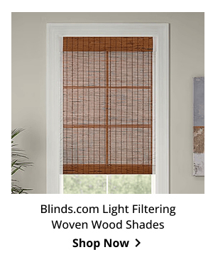 Blinds.com Light Filtering Woven Wood Shades | Shop Now >