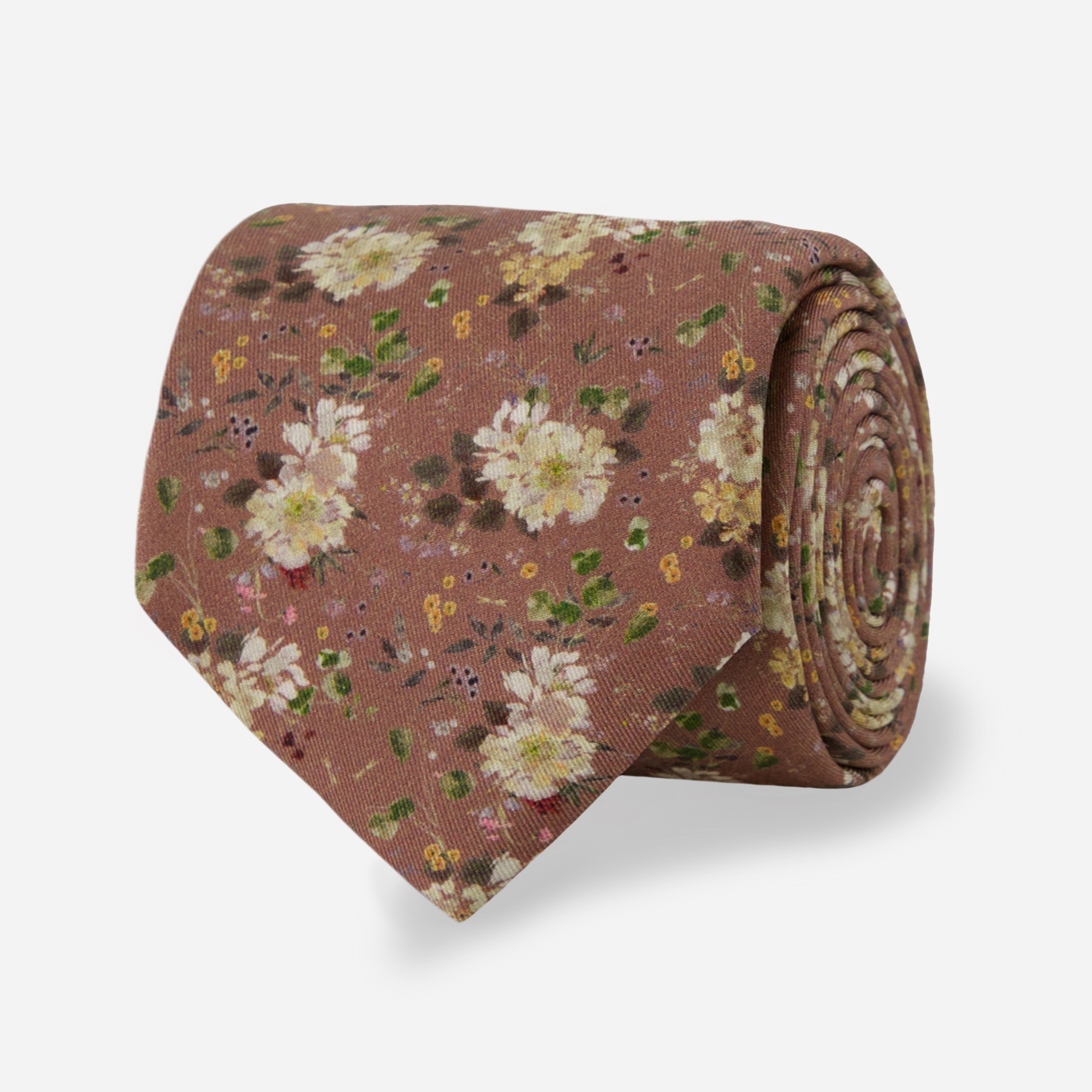 Image of Kelly Ventura x Tie Bar Peony Garden Vintage Mauve Tie