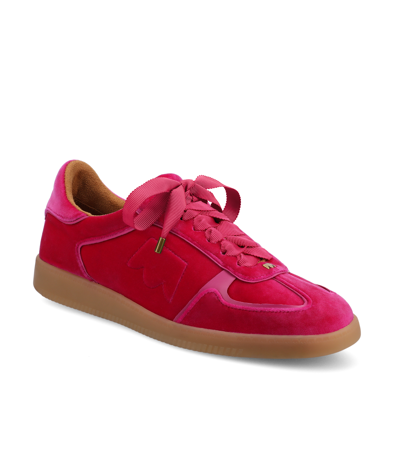 Image of The Jay Sneaker - Hot Pink Velvet