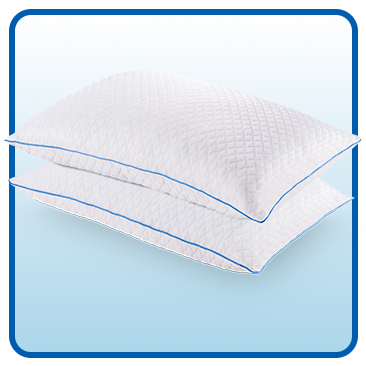 Purelux Gel Memory Foam Pillow, 2-Pack