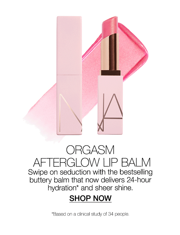 Slot 5: Swipe on seduction with Orgasm Afterglow Lip Balm’s 24-hour hydration* and sheer shine.