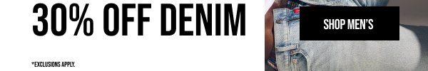 30% off Denim Shop Men's