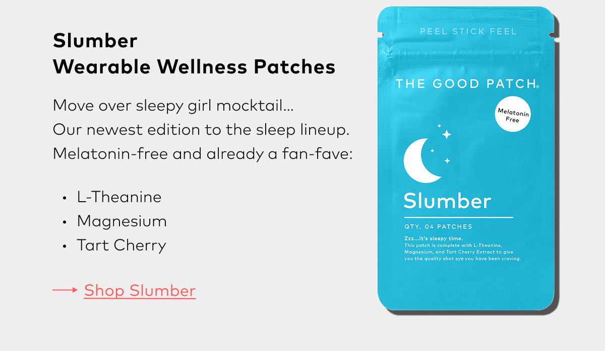 Melatonin-free sleep patch