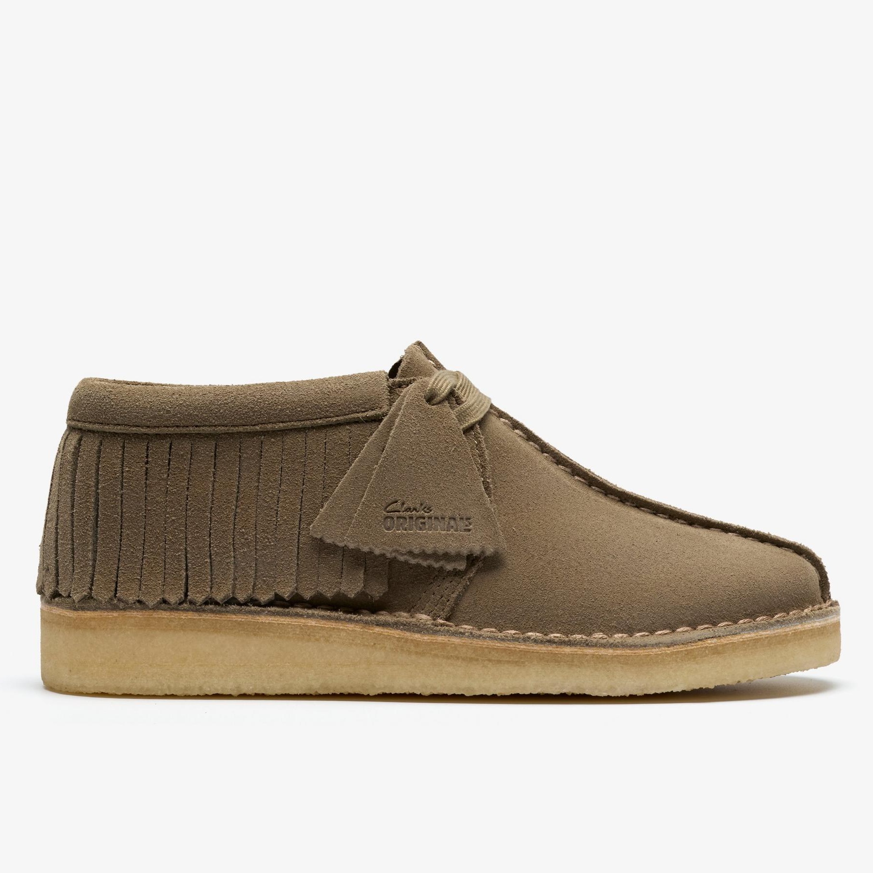 Shop Trek Fringe Smoke Grey Suede