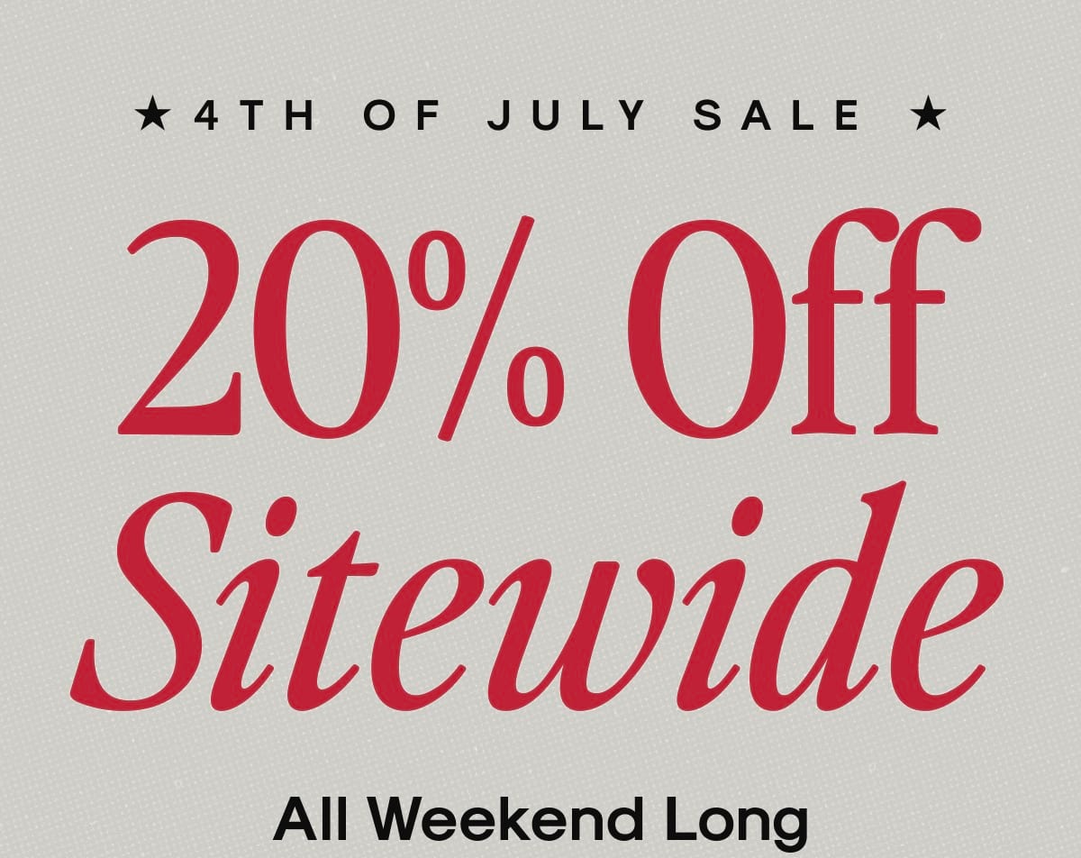 4th Of July Sale