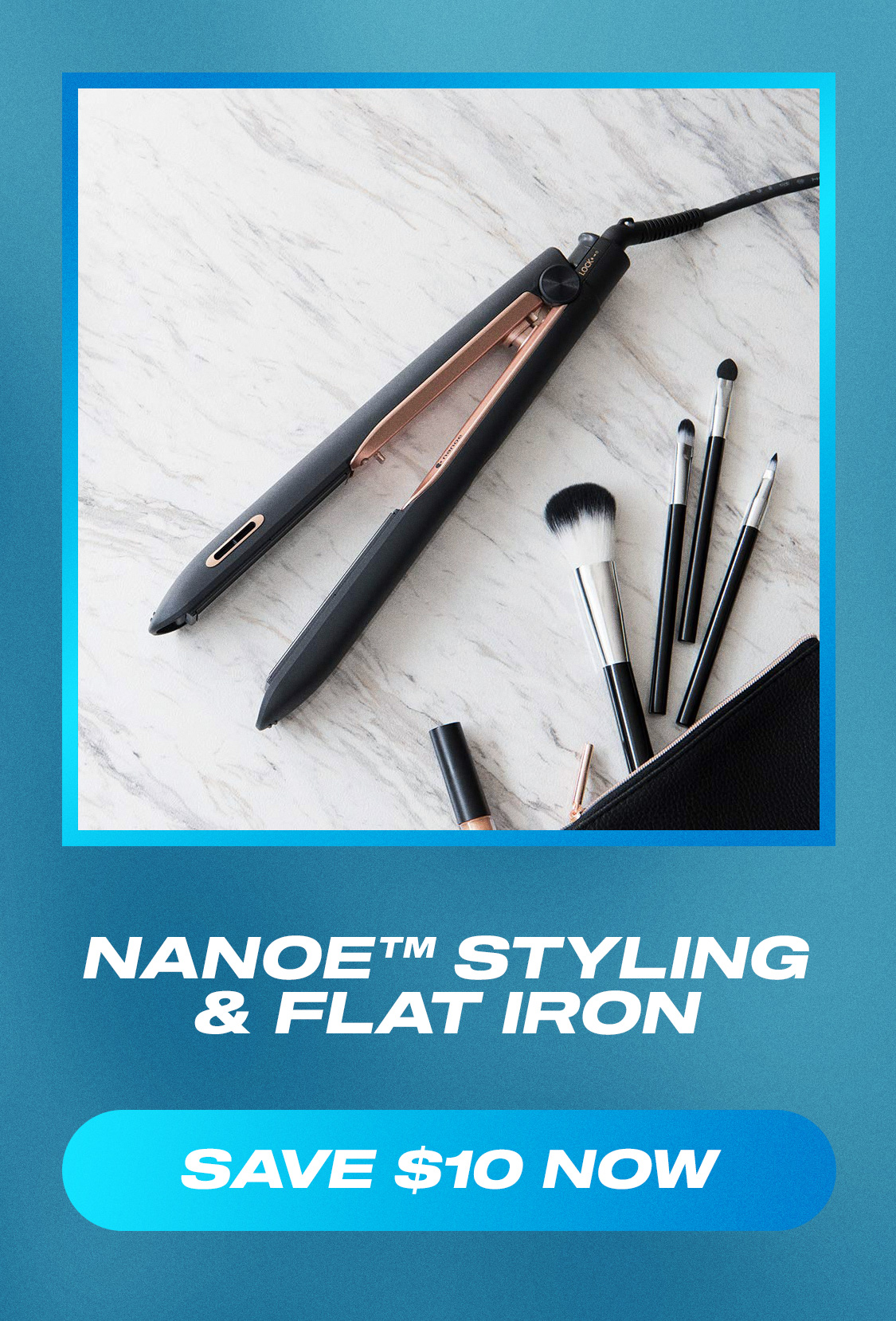 nanoe Styling and Flat Iron - Save $10 Now