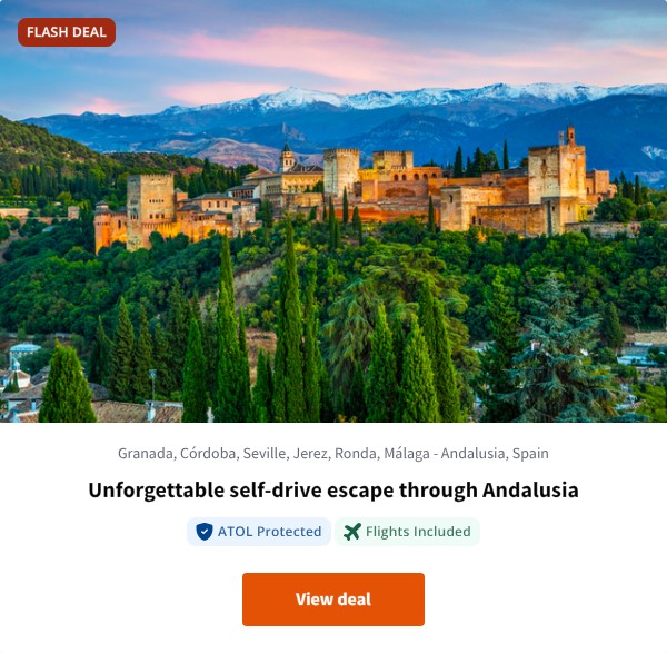Unforgettable self-drive escape through Andalusia