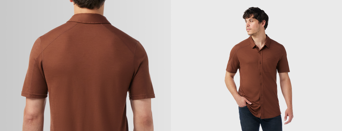 Men's Short Sleeve Button Down