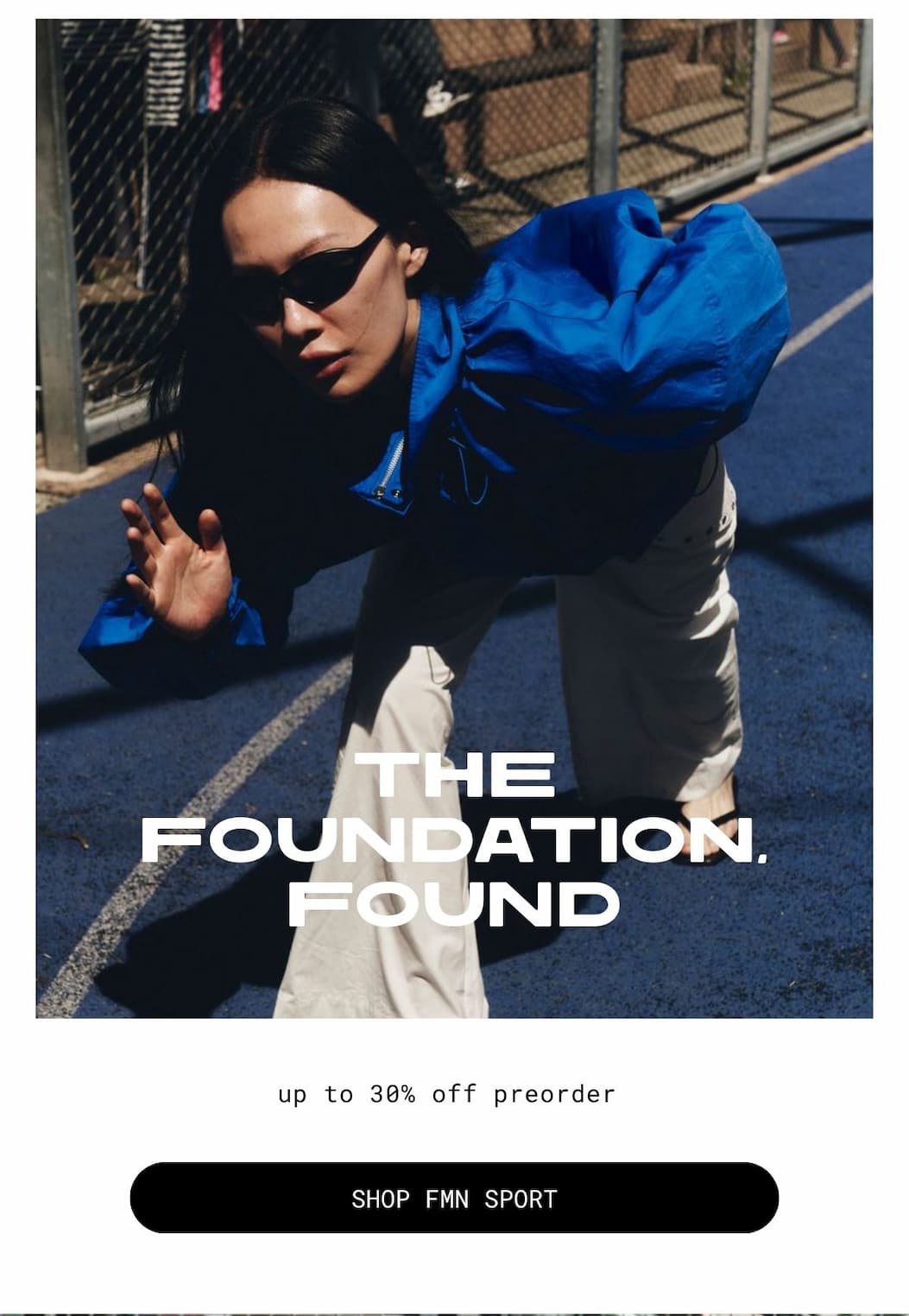 the foundation, found  | up to 30%  off preorder, ships july 31 | shop fmn sport