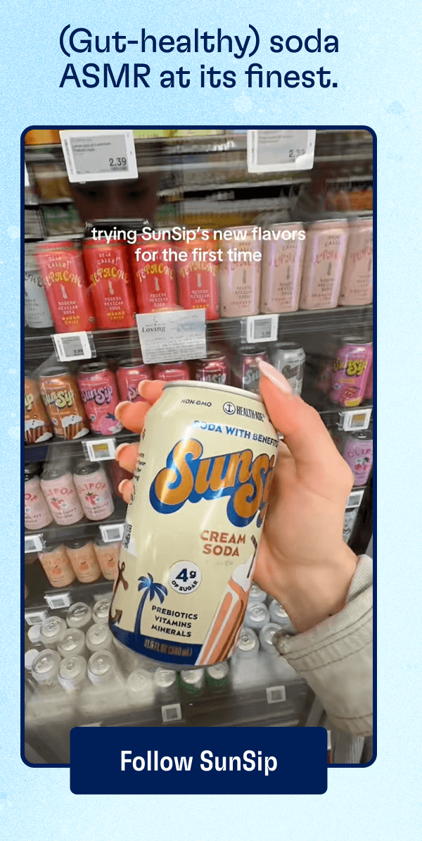 (Gut-healthy) soda ASMR at its finest. | Follow SunSip