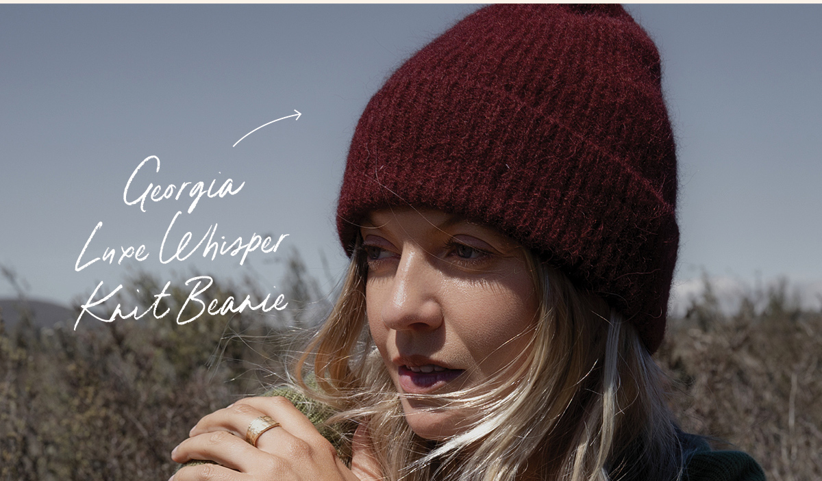 Georgia Luxe Whisper Knit Beanie