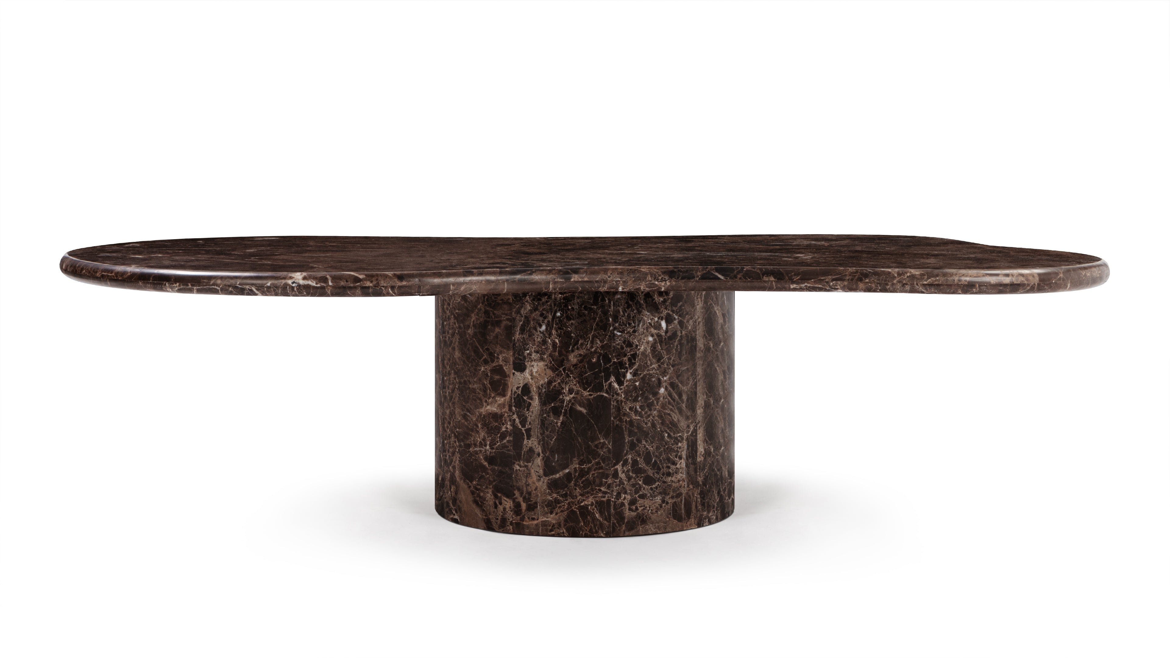 Image of Cloud - Cloud Coffee Table, Dark Emperador Marble