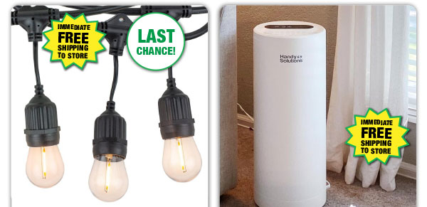 48' Waterproof Hanging String Lights - ONLY $17.99 After Rebate*!