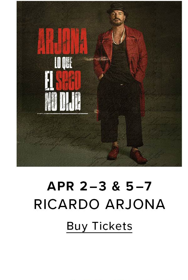 Ricardo Arjona | Buy Tickets
