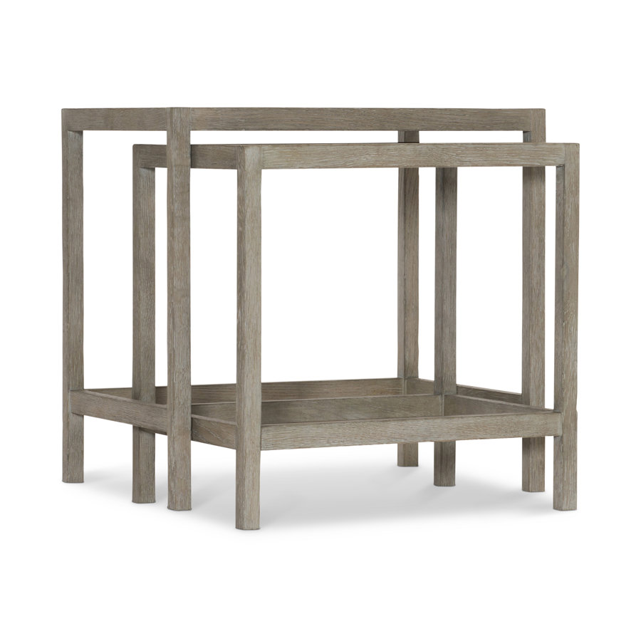 Albion Solid Wood Tray Top Nesting Tables