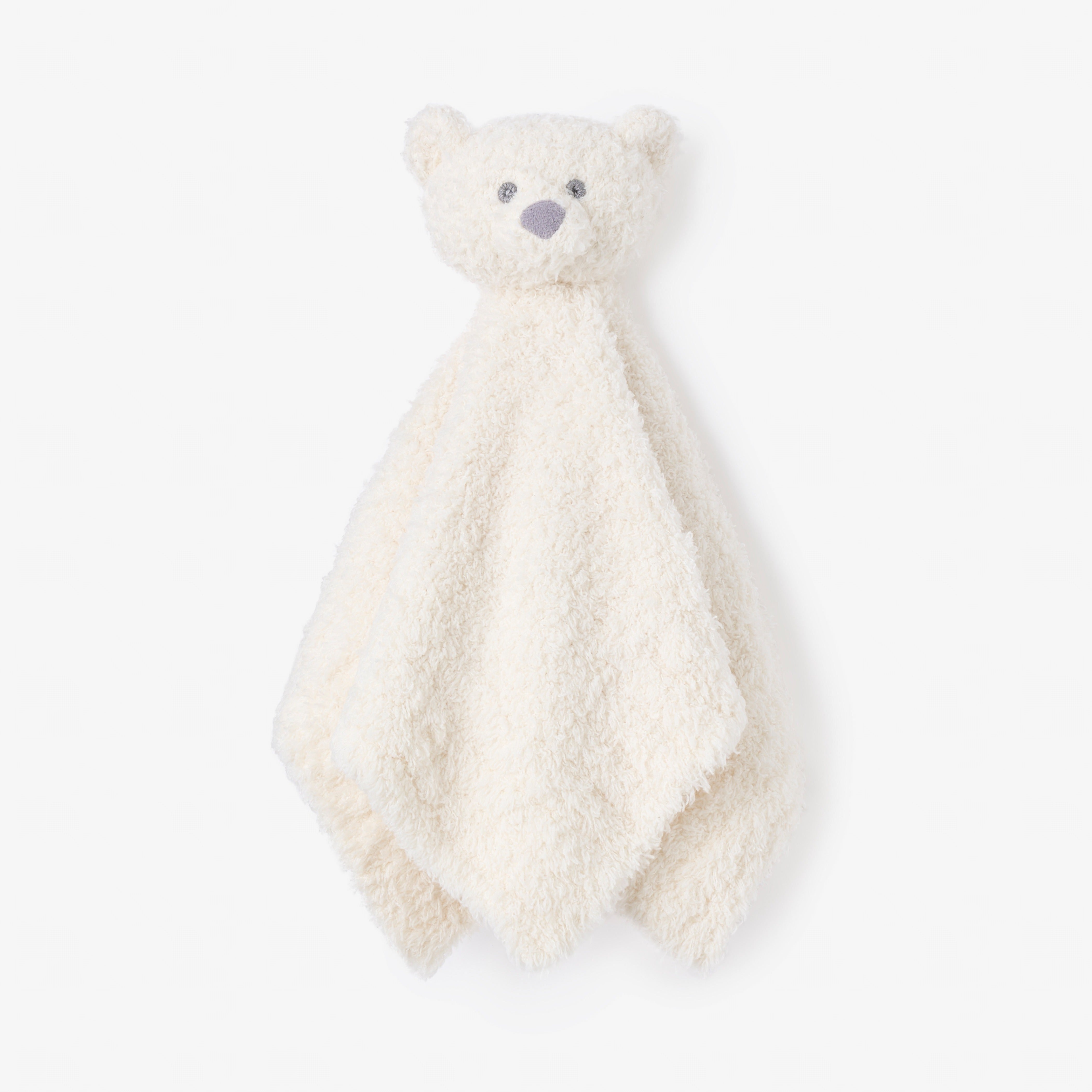 Image of Feather Knit White Bear Security Blanket
