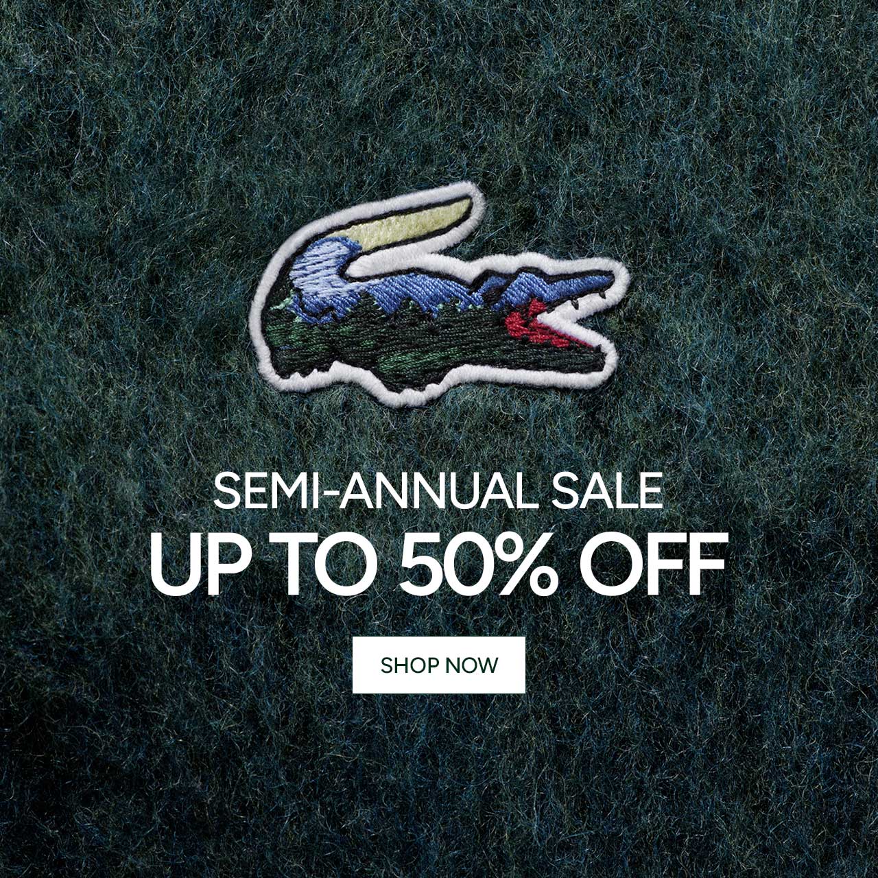 SEMI-ANNUAL SALE, Up to 50% OFF!