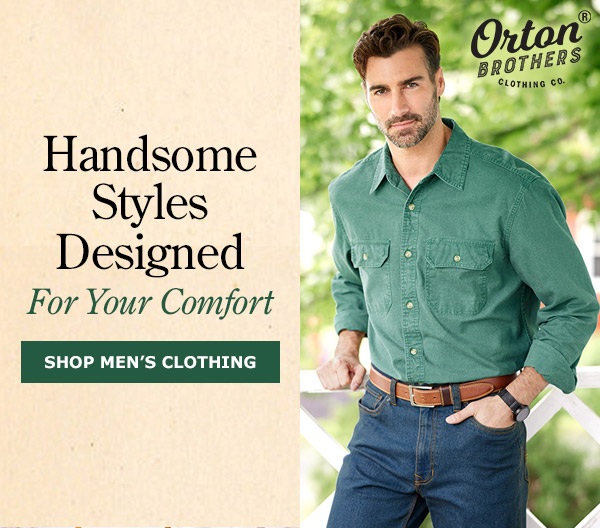 Handsome Styles Designed for Your Comfort. Shop Men's Clothing. Orton Brothers Solid Washed-Canvas Long-Sleeve Shirt