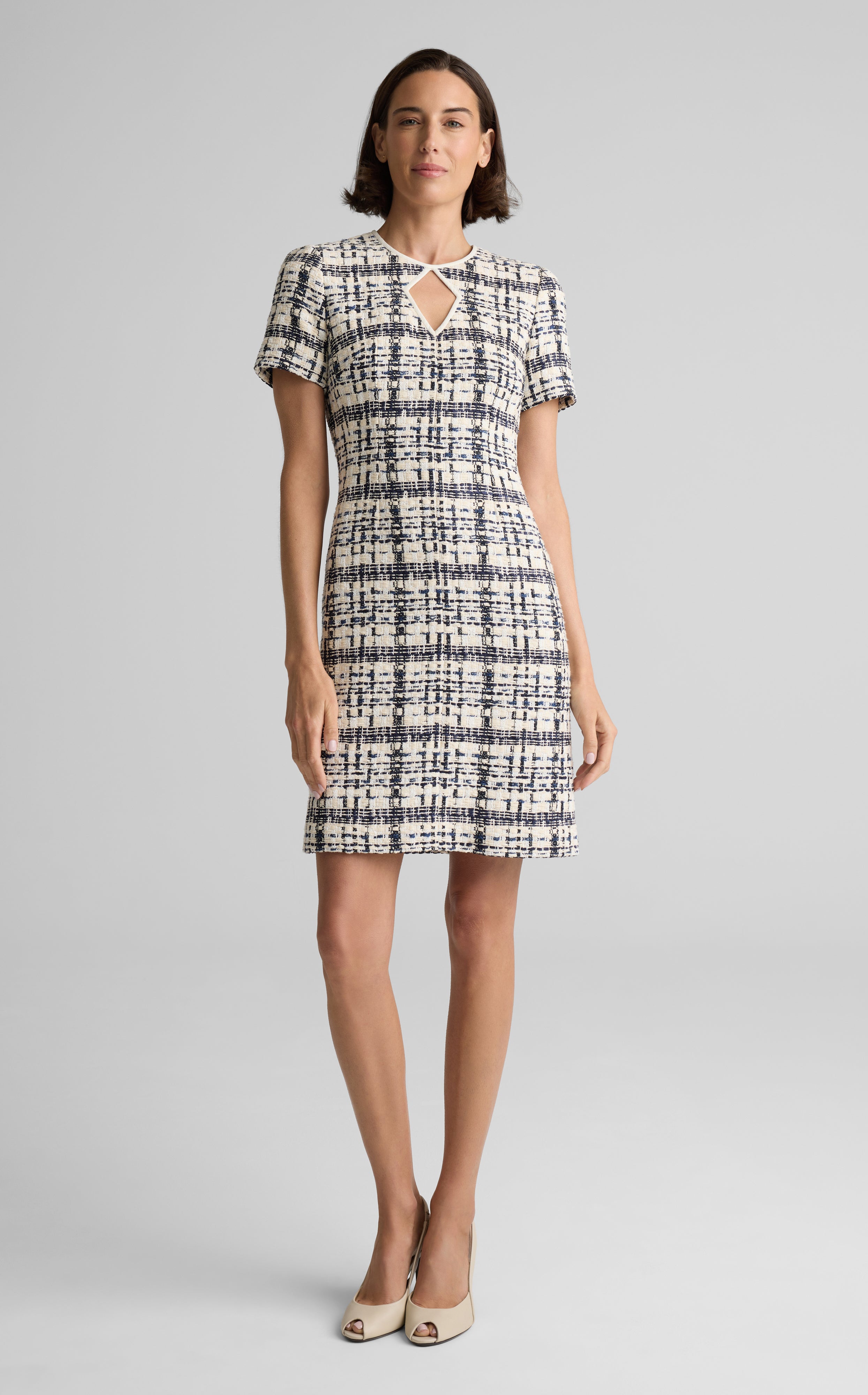 Image of Emma Dress In St. Tropez Tweed