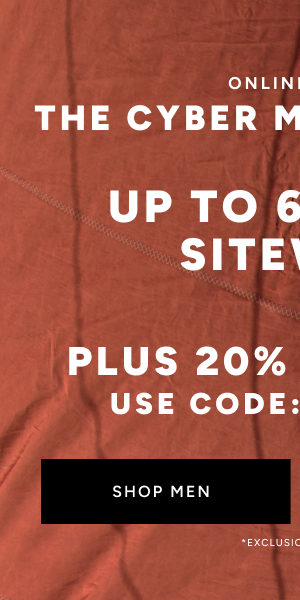 Up to 60% off Sitewide Shop Men