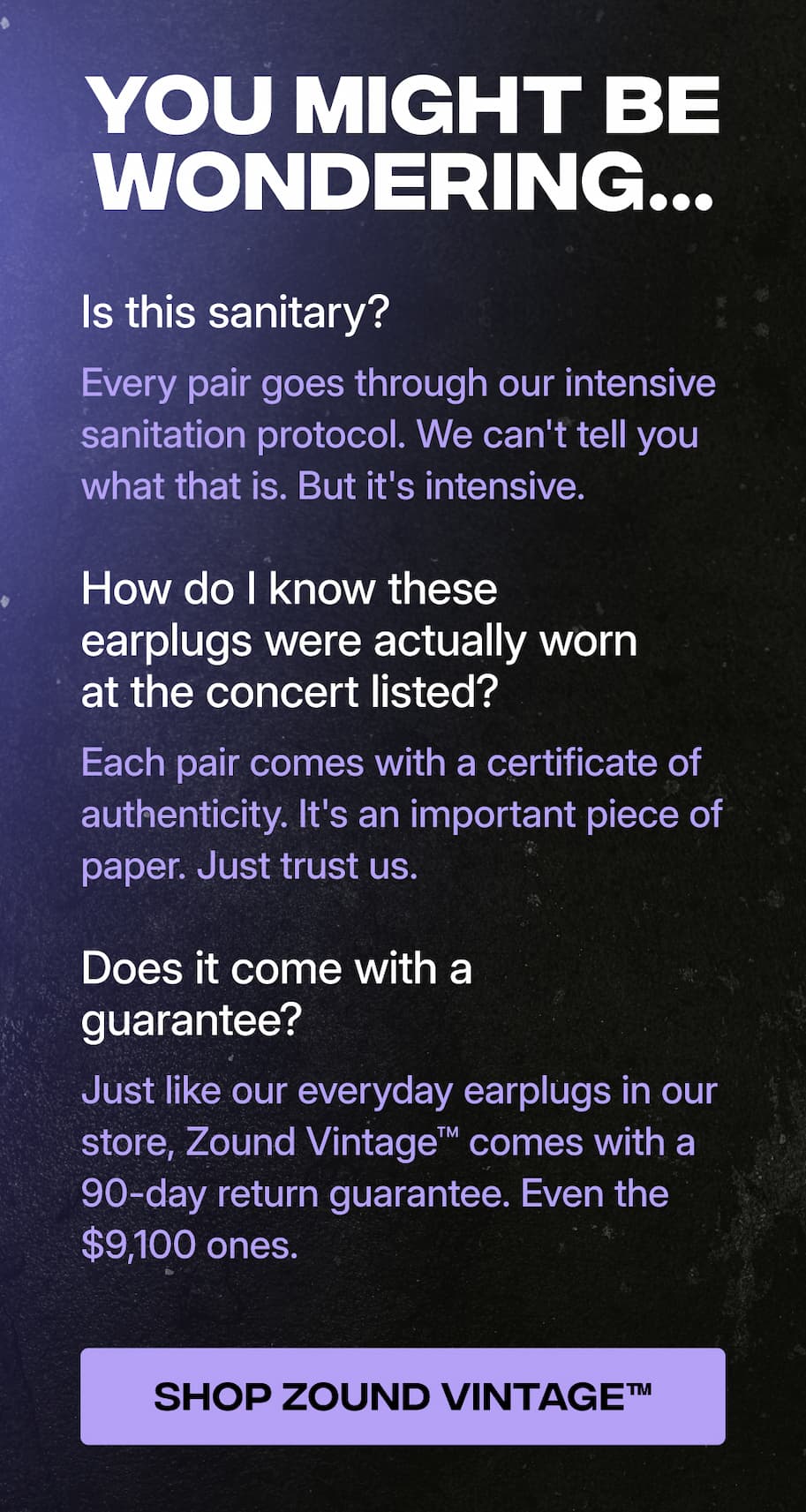 You might be wondering…