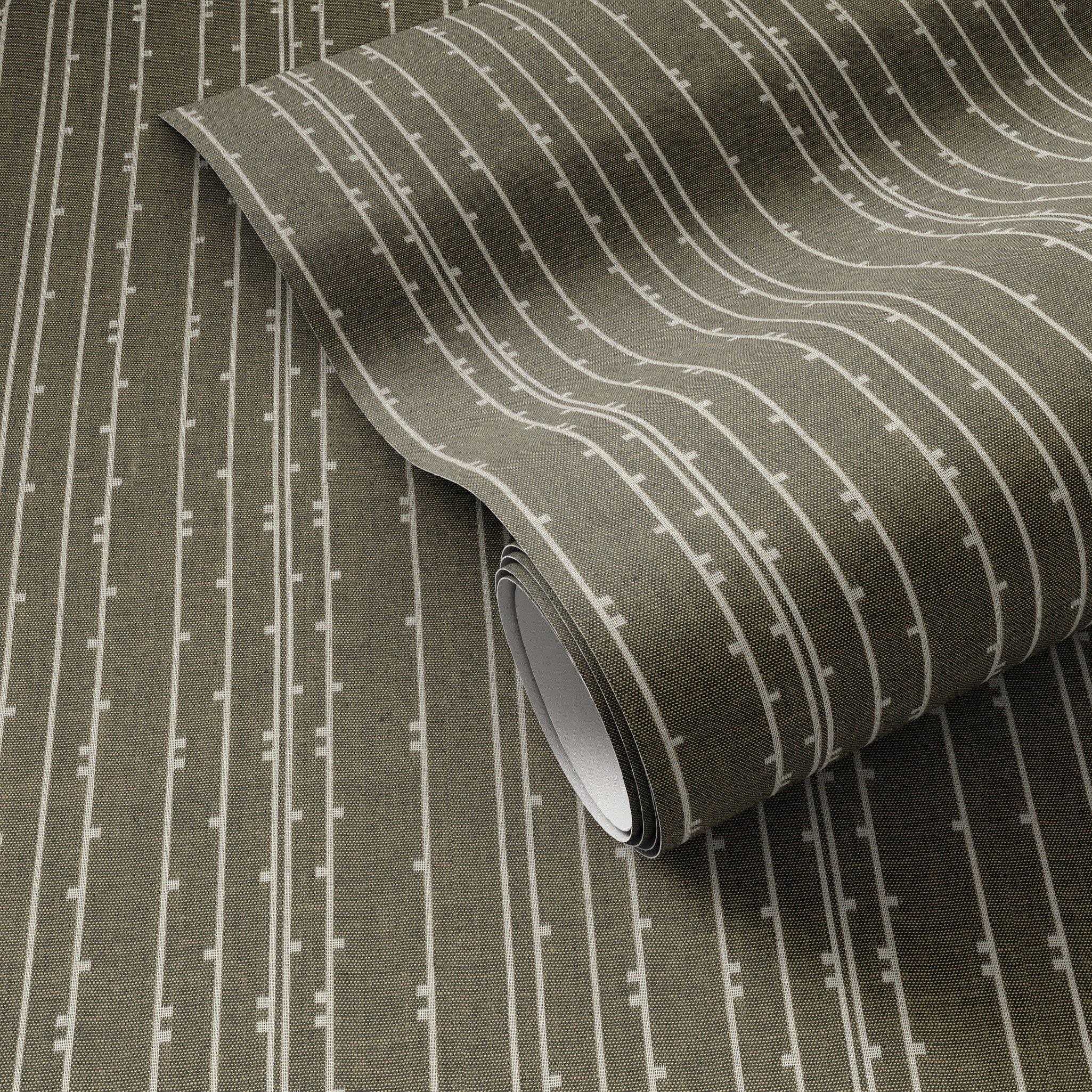 Image of Lin Tic Olive I Wallpaper By Fh Art Studio
