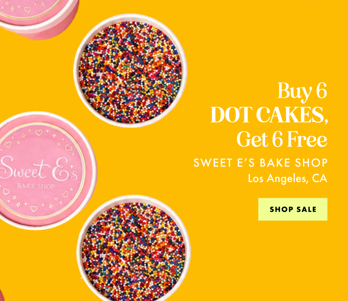 Sweet E's Dot Cake BOGO
