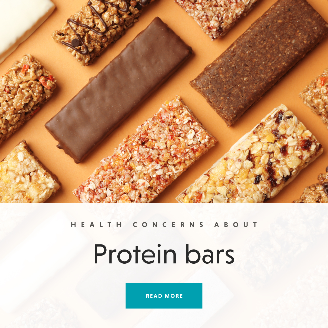 Health concerns about protein bars