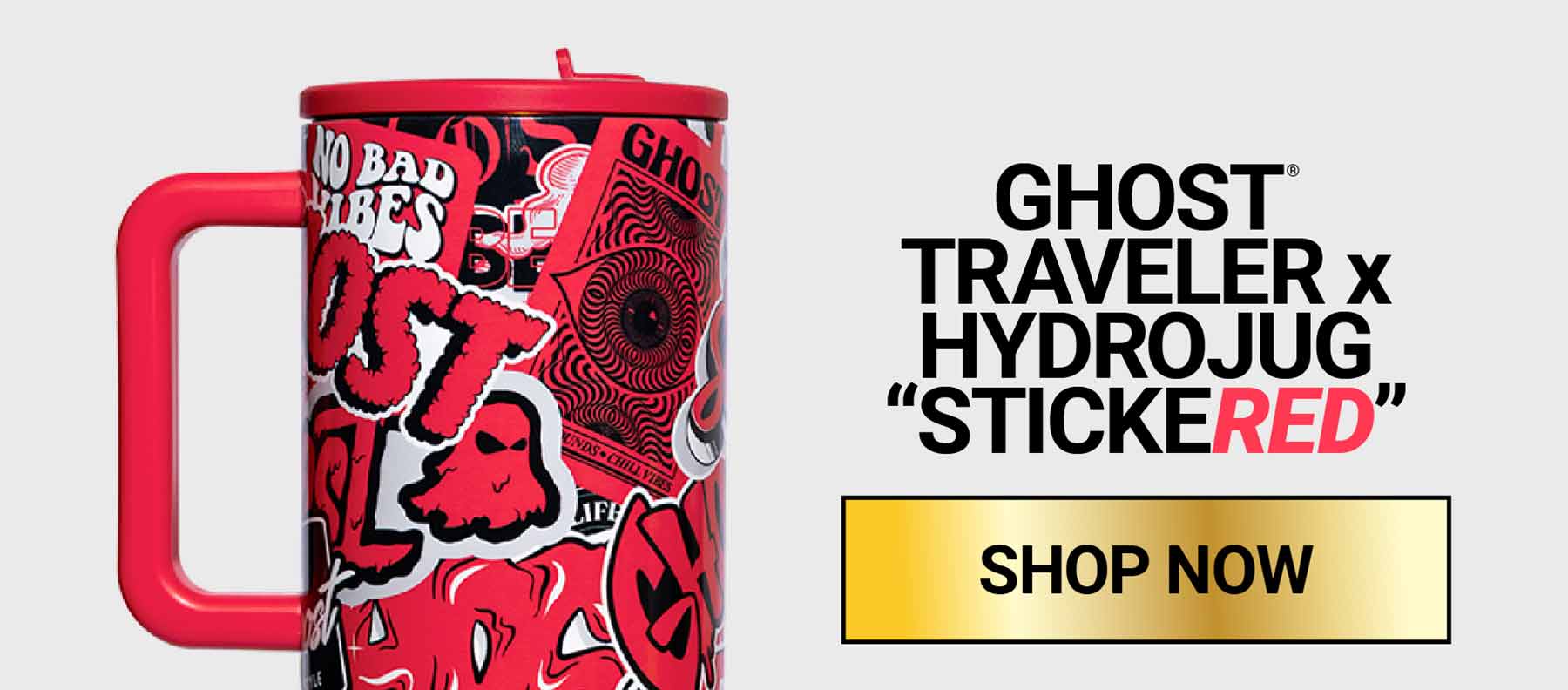 GHOST®&nbsp;TRAVELER x HYDROJUG "STICKERED"