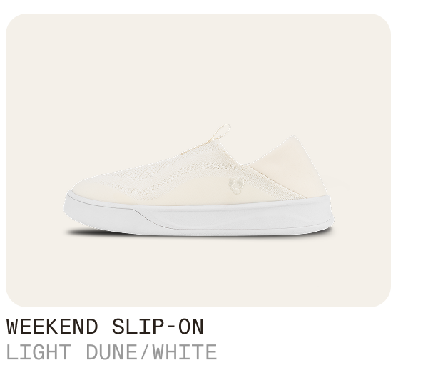 Weekend Slip On Light Dune/White