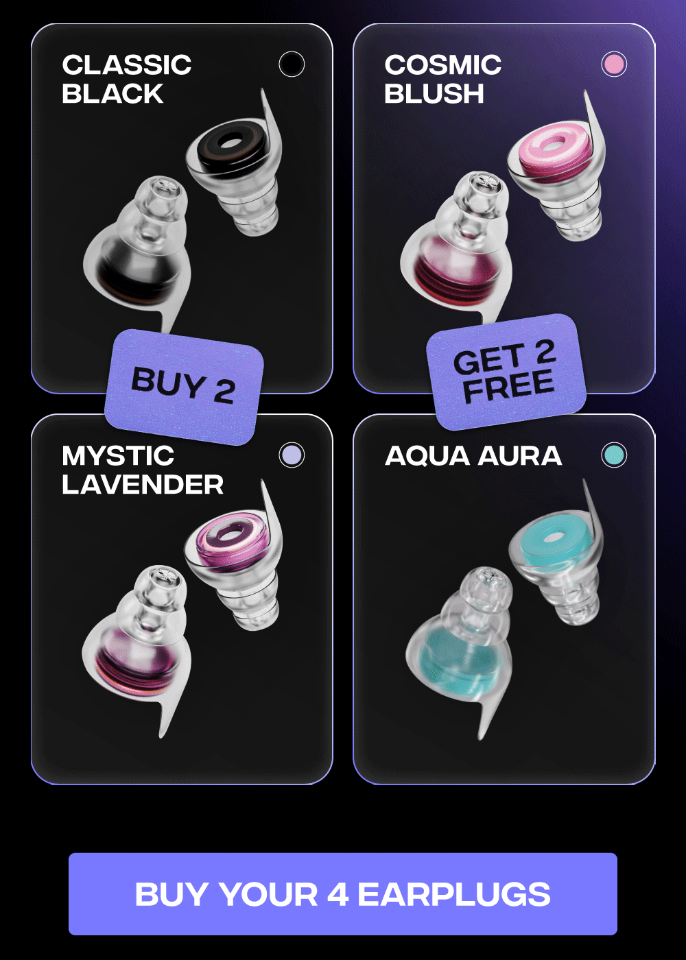 Buy Your 4 Earplugs