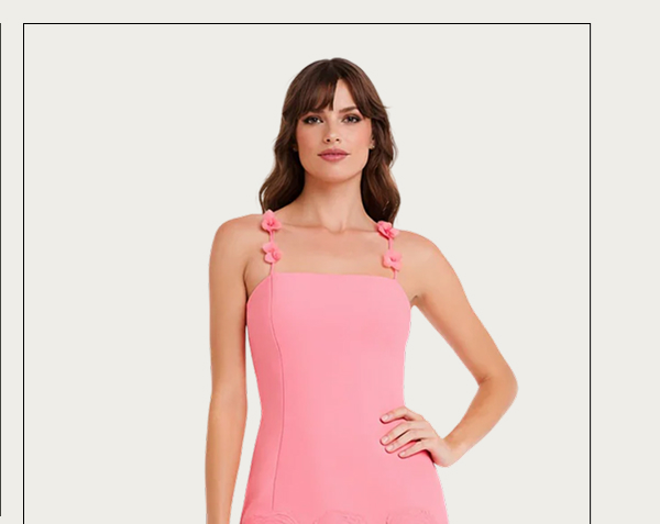 Nevis Floral Strap Mini Dress