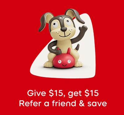 Give $15, get $15; Refer a friend & save